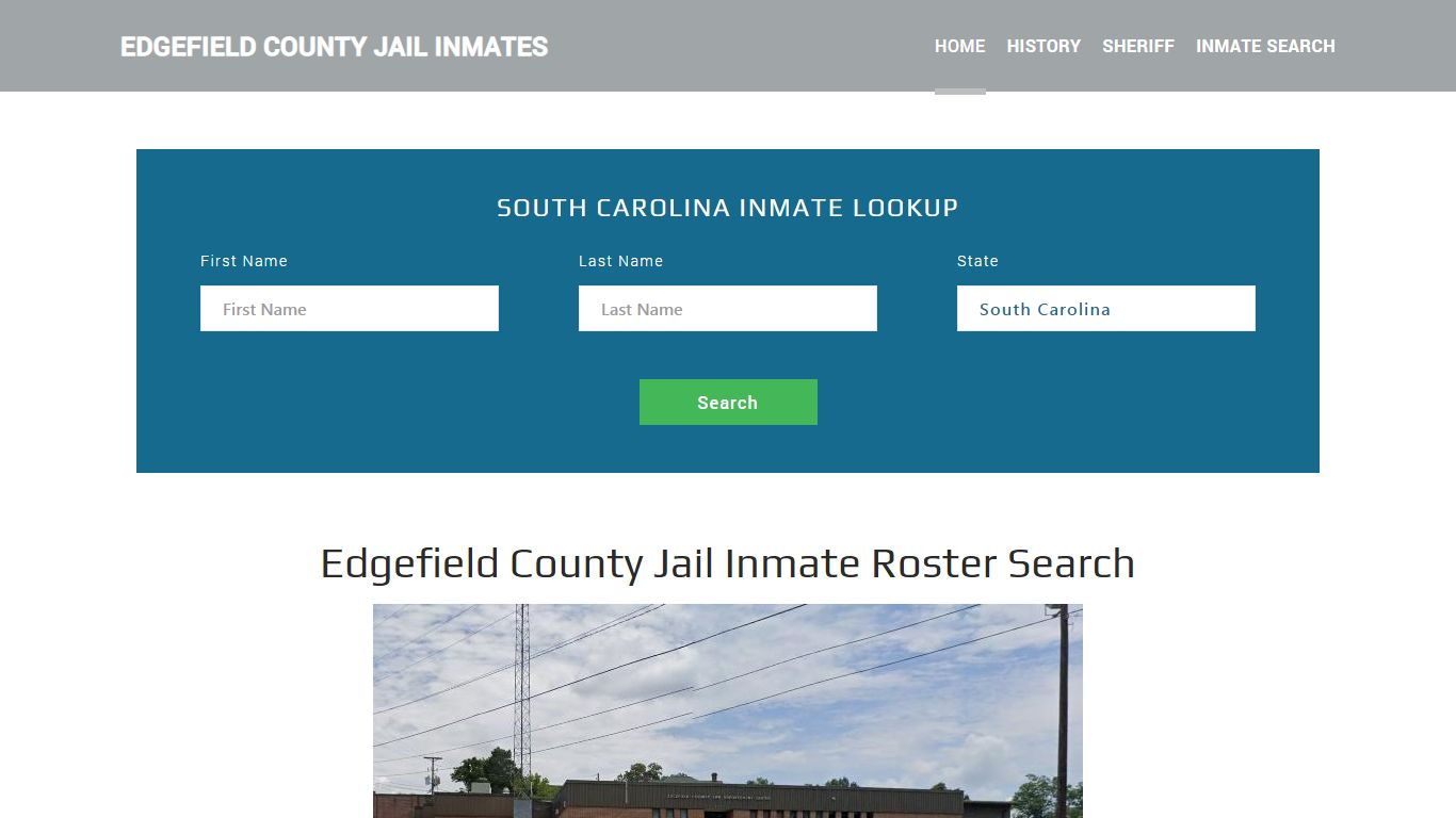 Edgefield County Jail Inmate Roster Lookup, Edgefield, SC